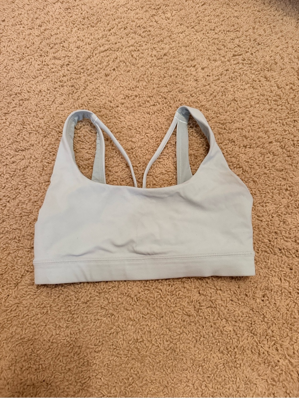 Light blue Athleta sports bra
